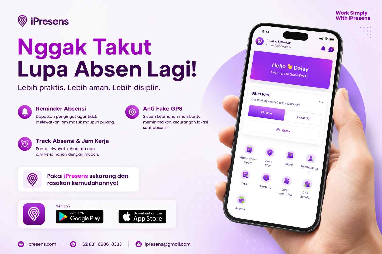 call to action Aplikasi Absen Online Gratis