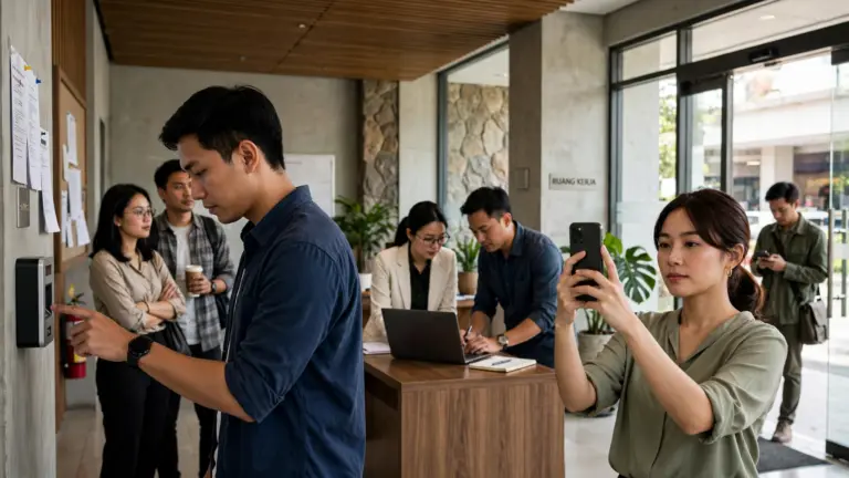 mesin sidik jari vs aplikasi absensi online